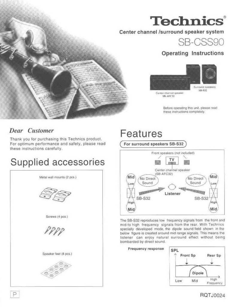 Technics SB-CSS90 (SB-AFC32)