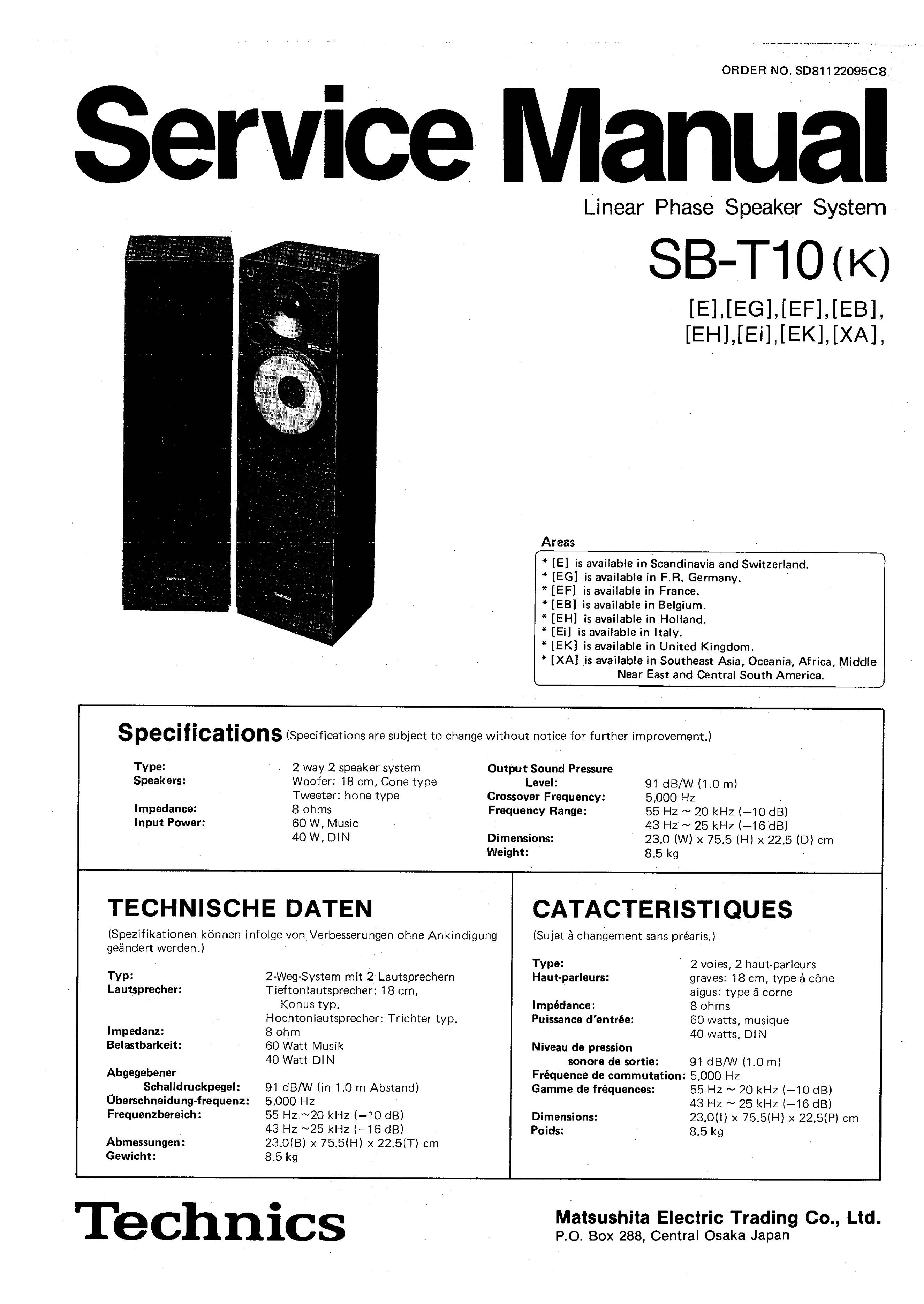 Technics SB-T10