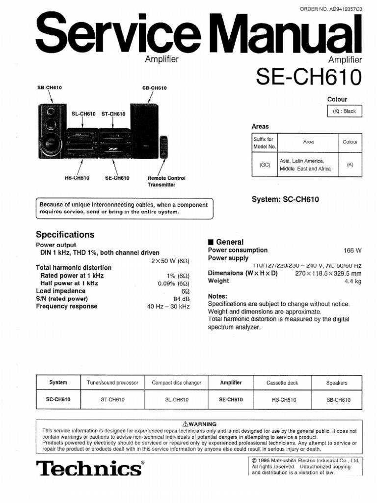 Technics SC-CH610