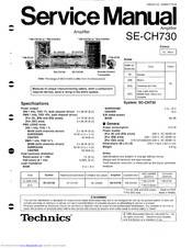 Technics SE-CH730