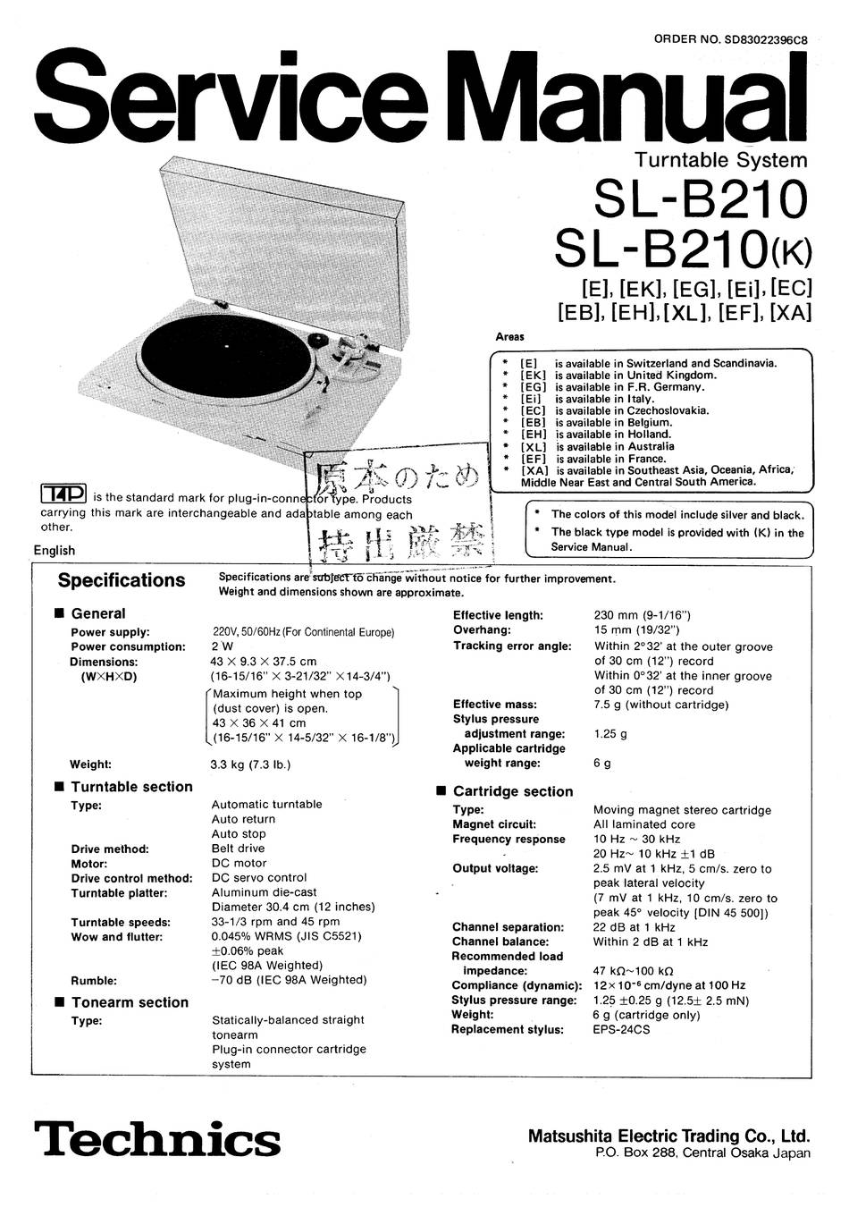 Technics SL-B210
