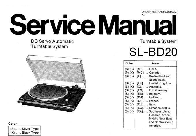Technics SL-BD20