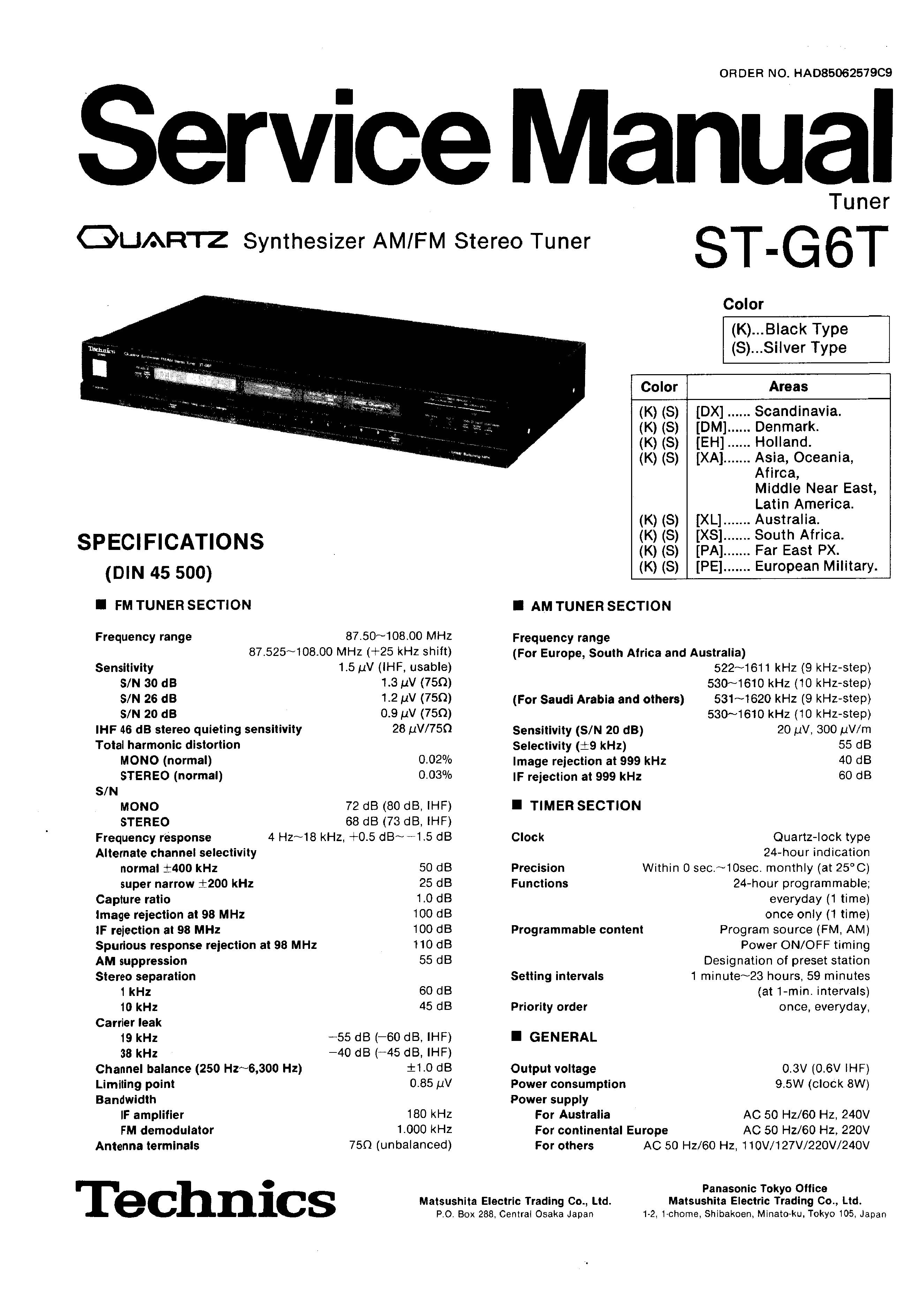 Technics ST-G6T