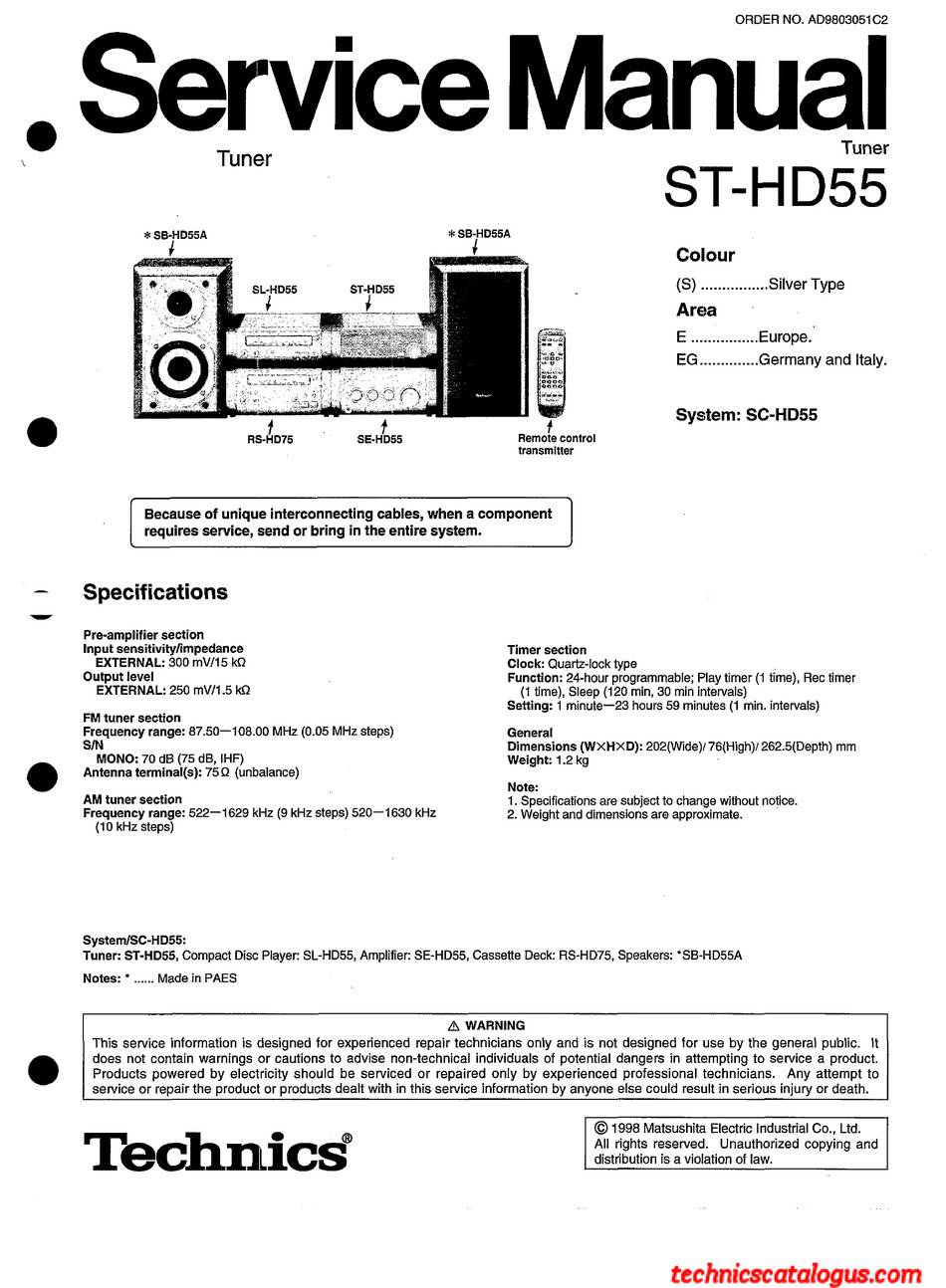 Technics ST-HD55
