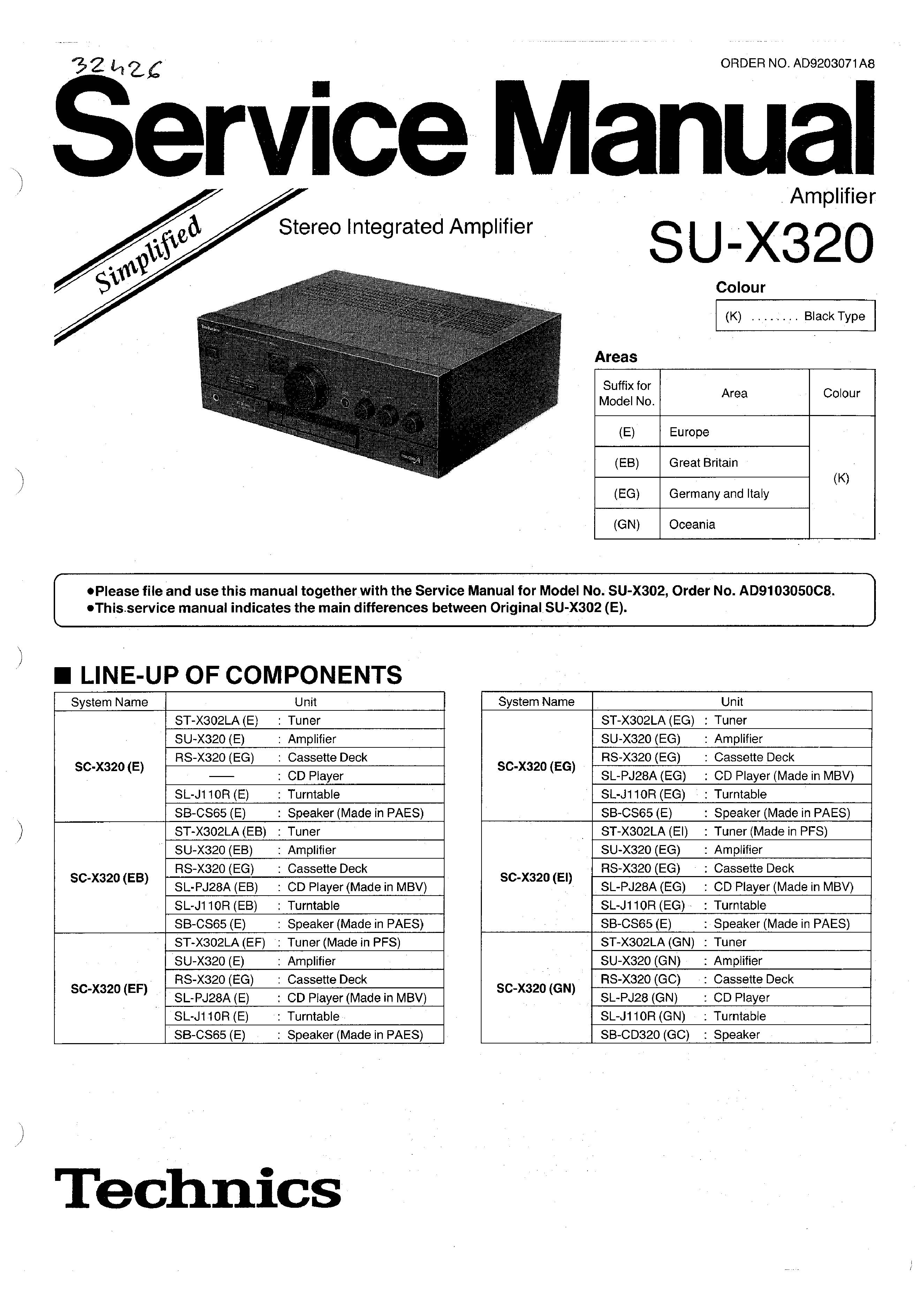 Technics SU-X320
