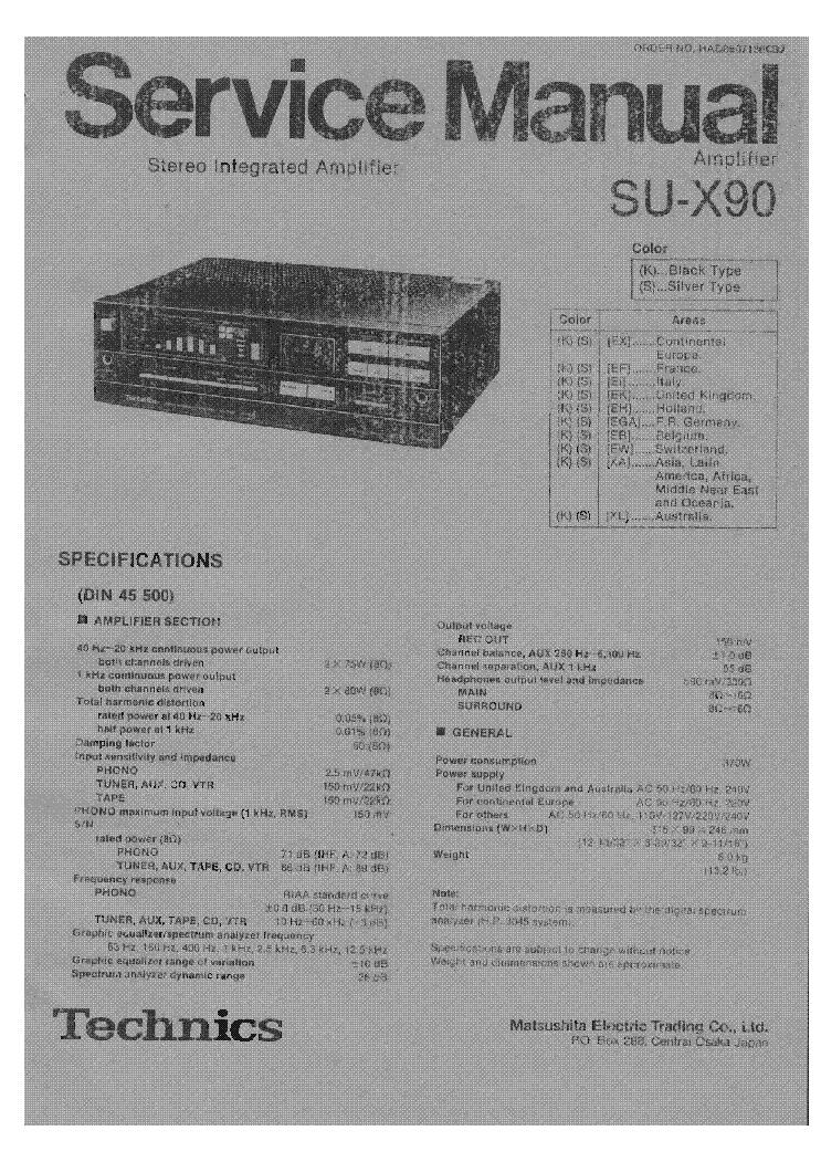 Technics SU-X90