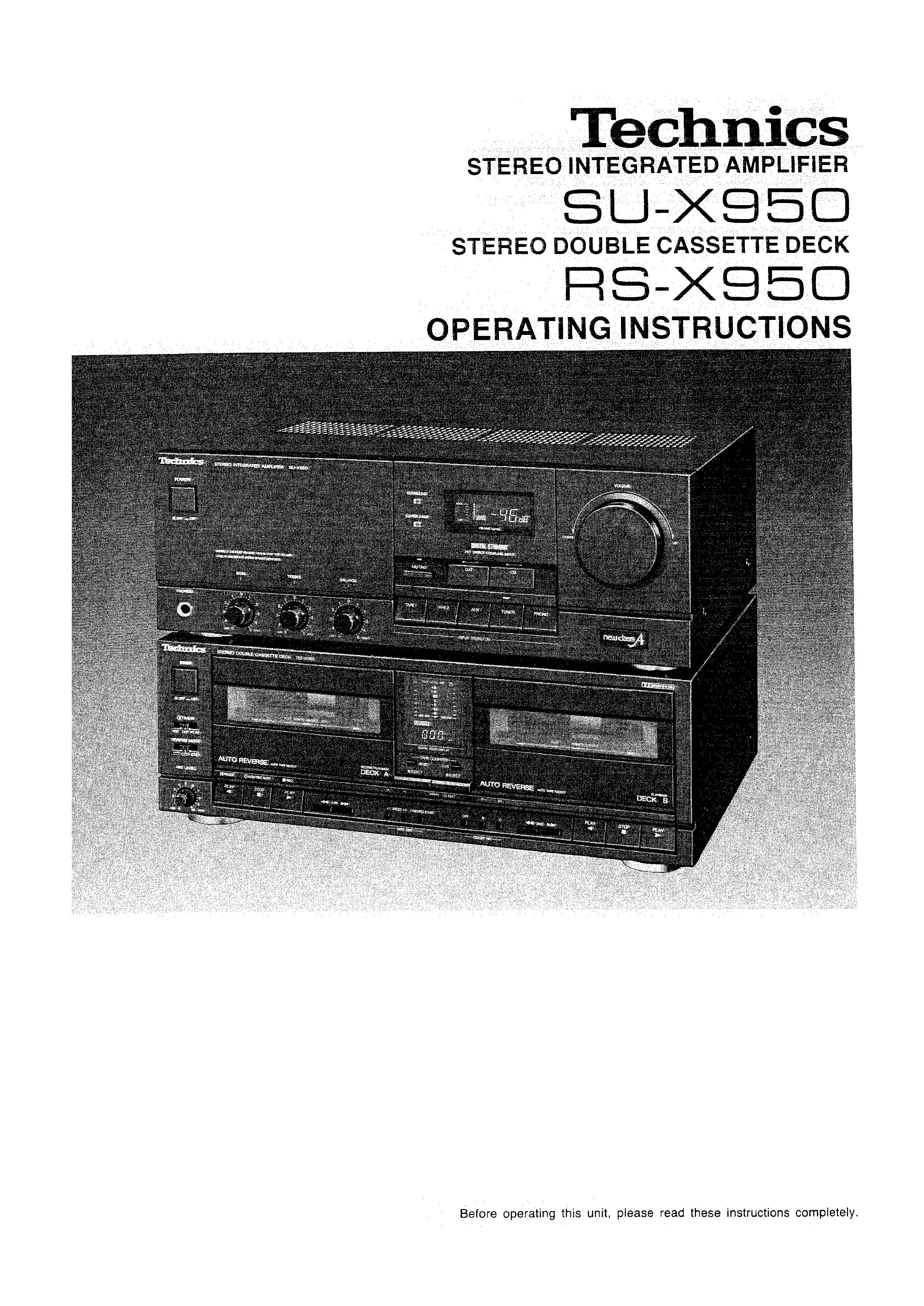 Technics SU-X950