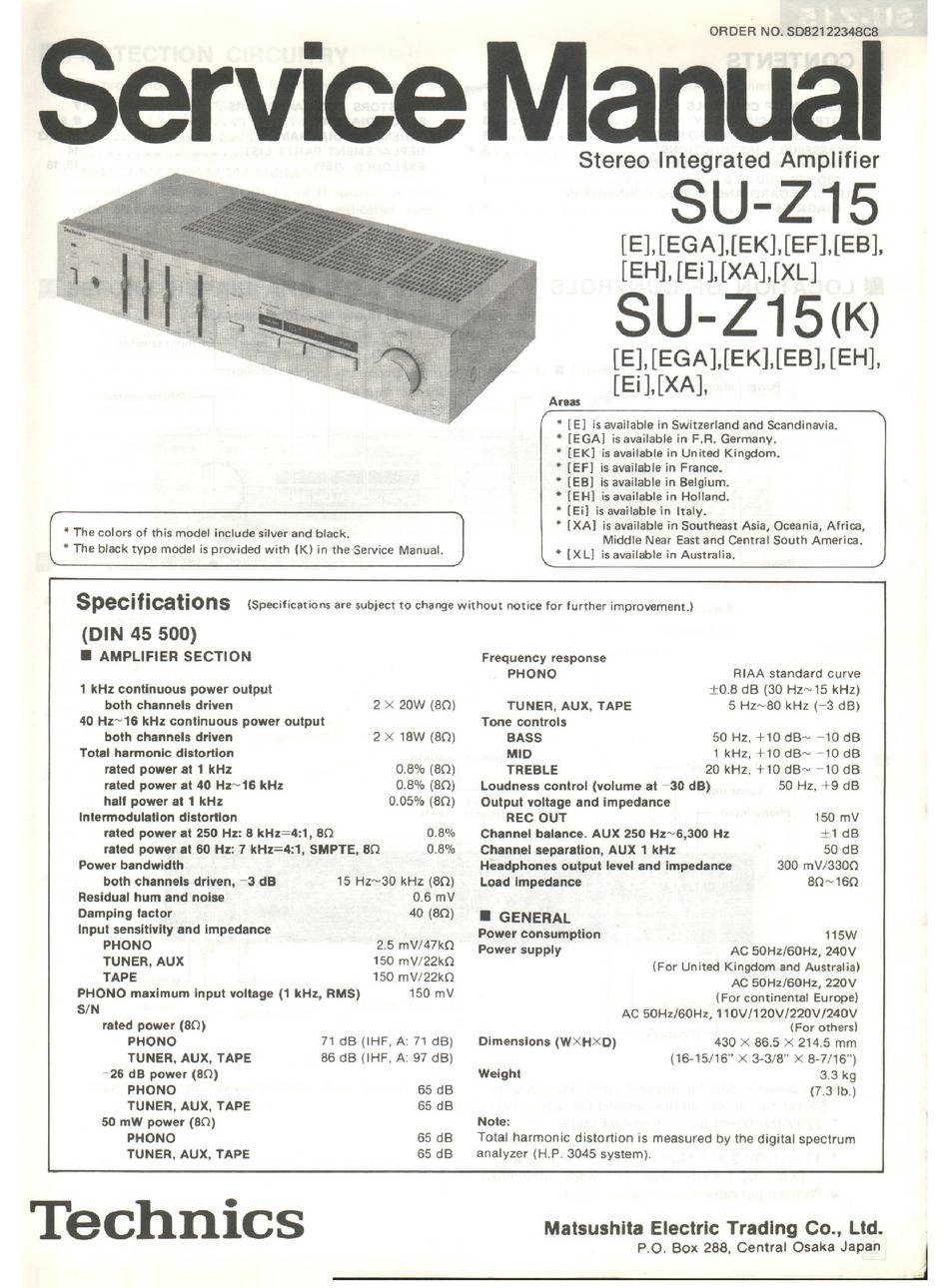 Technics SU-Z15