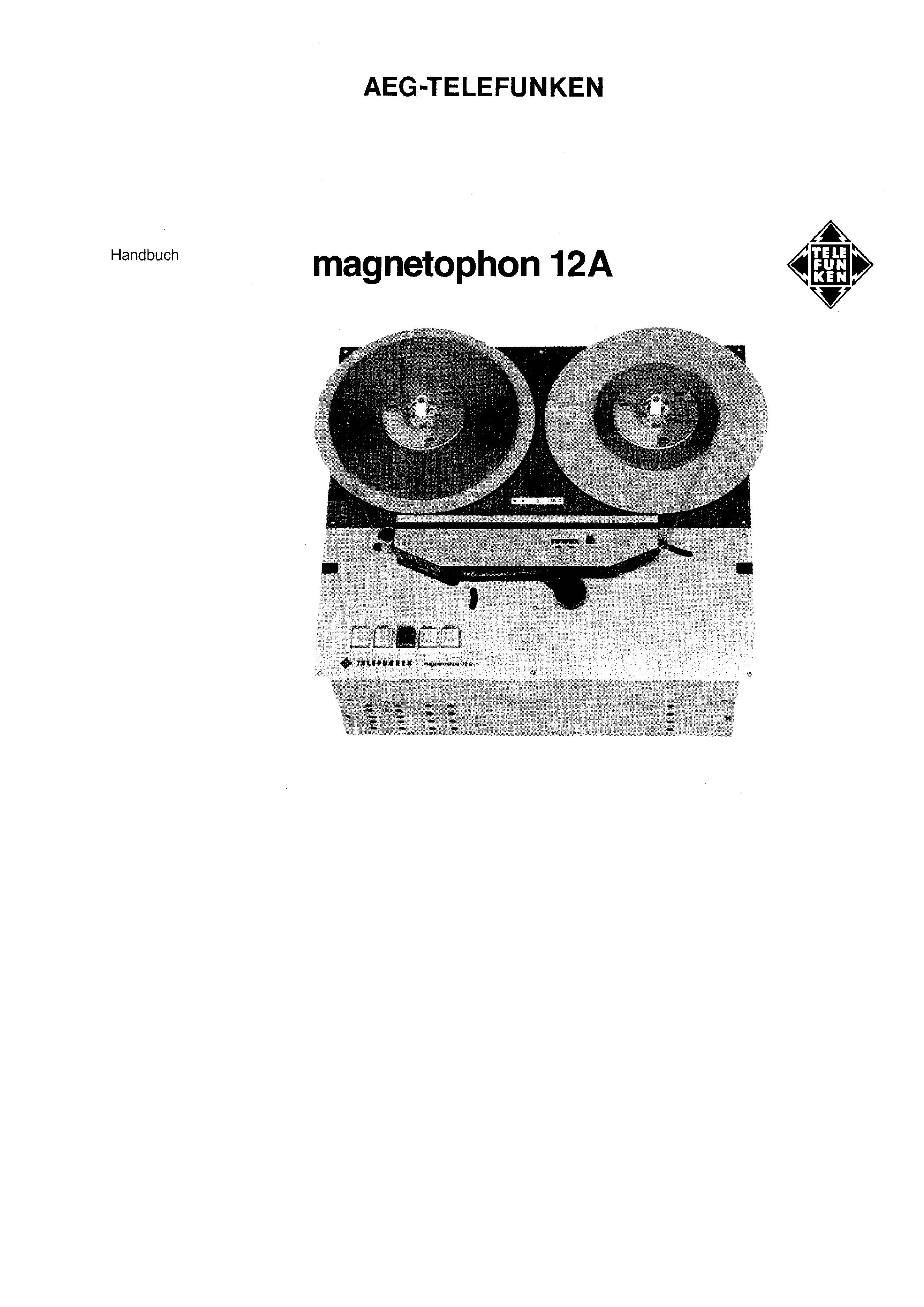 Telefunken Magnetophon 12A