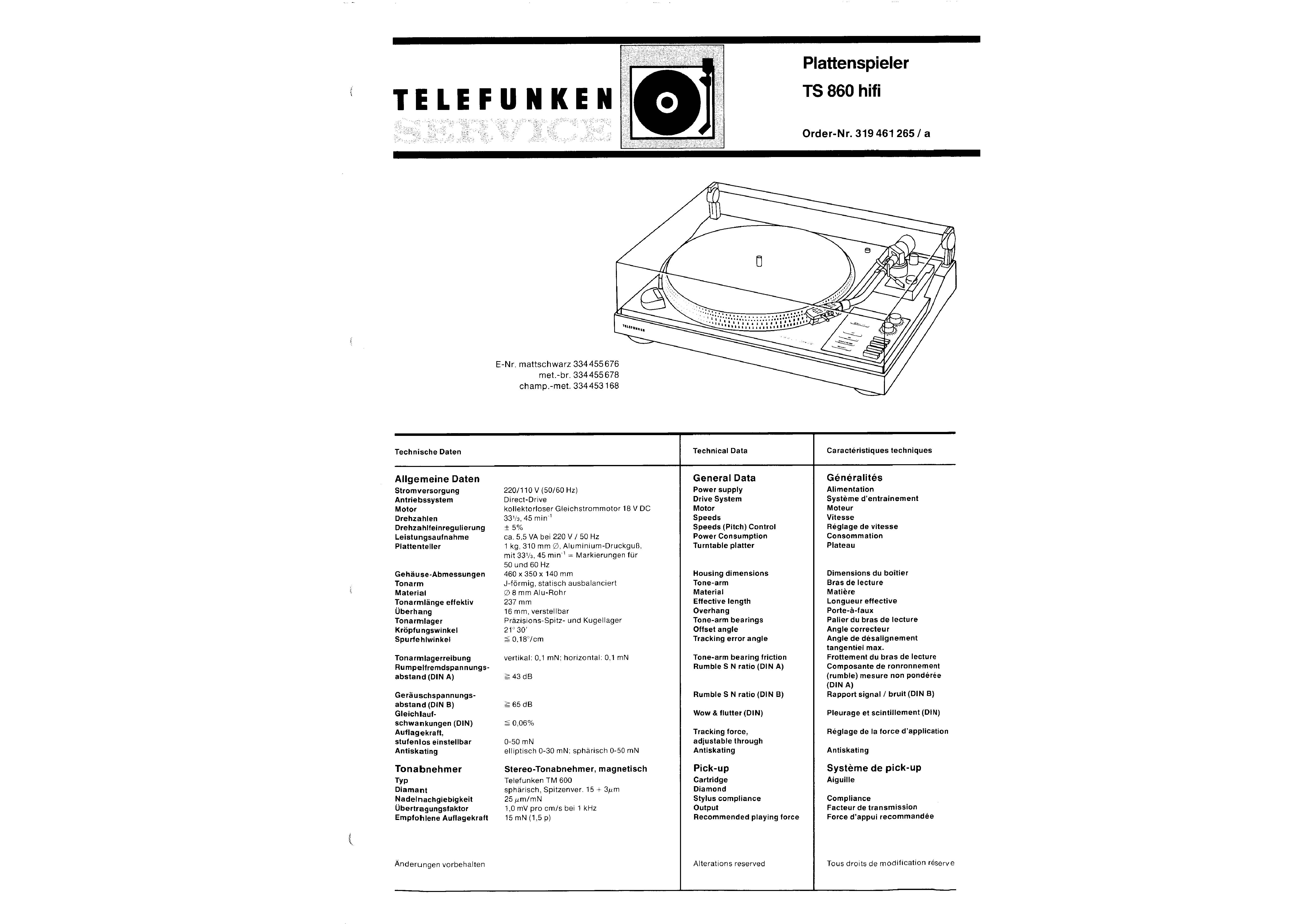Настроить каналы телефункен. Telefunken MC-500 мануал. Телефункен TS 860. Telefunken-600. Telefunken CR-8200 service manual.