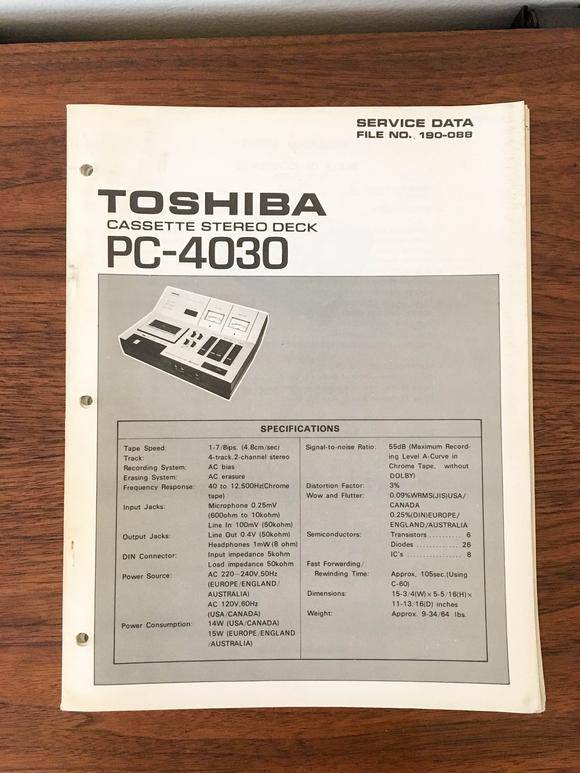Toshiba PC-4030
