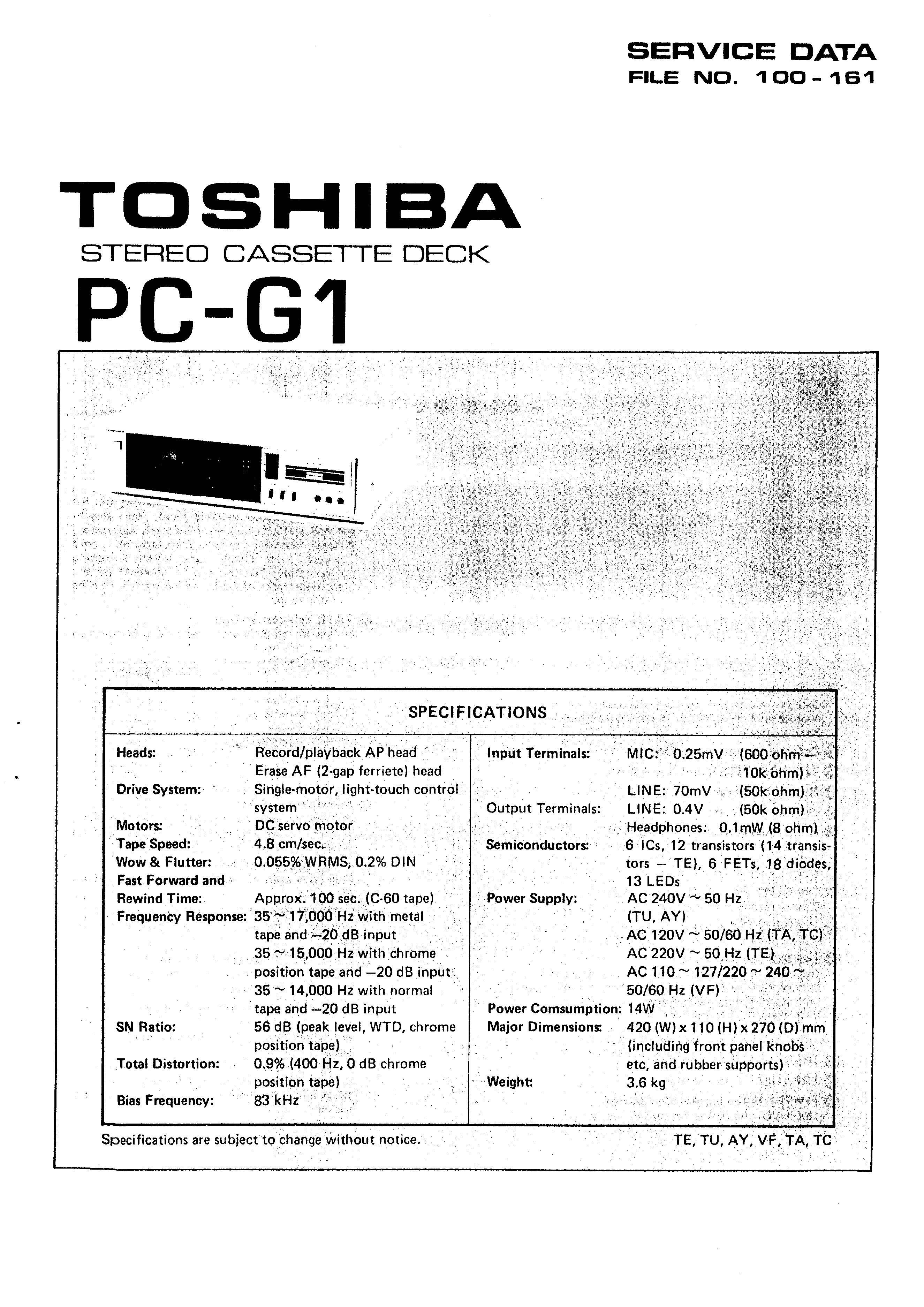 Toshiba PC-G1