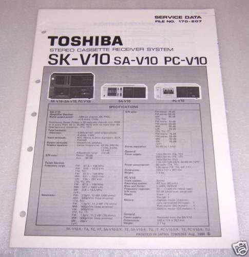 Toshiba PC-V10