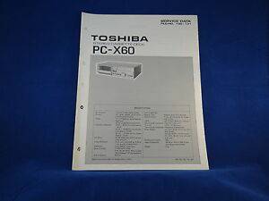 Toshiba PC-X60