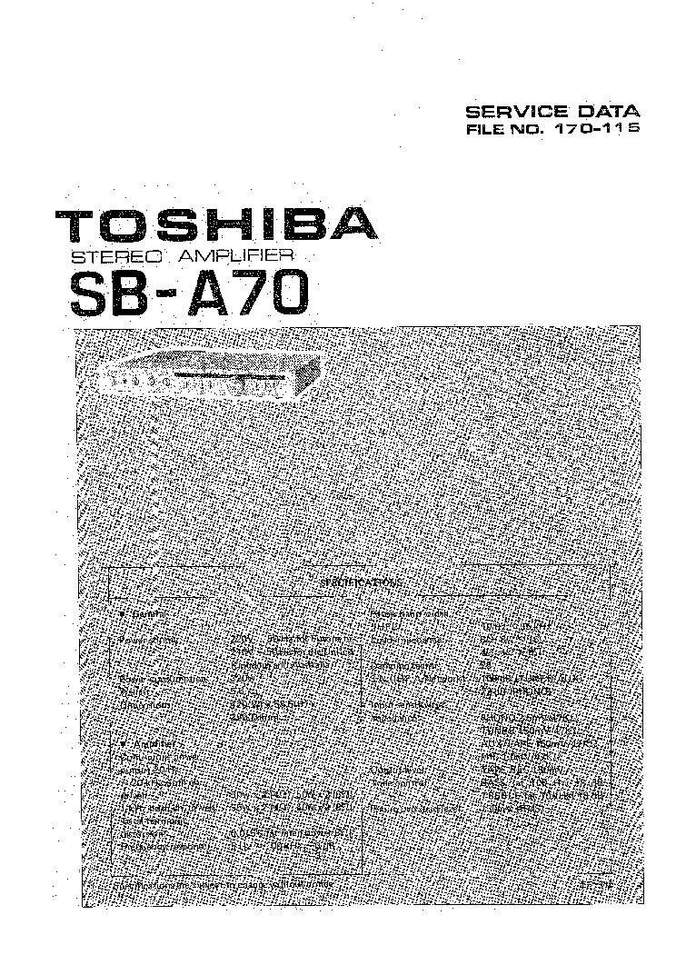 Toshiba SB-A70