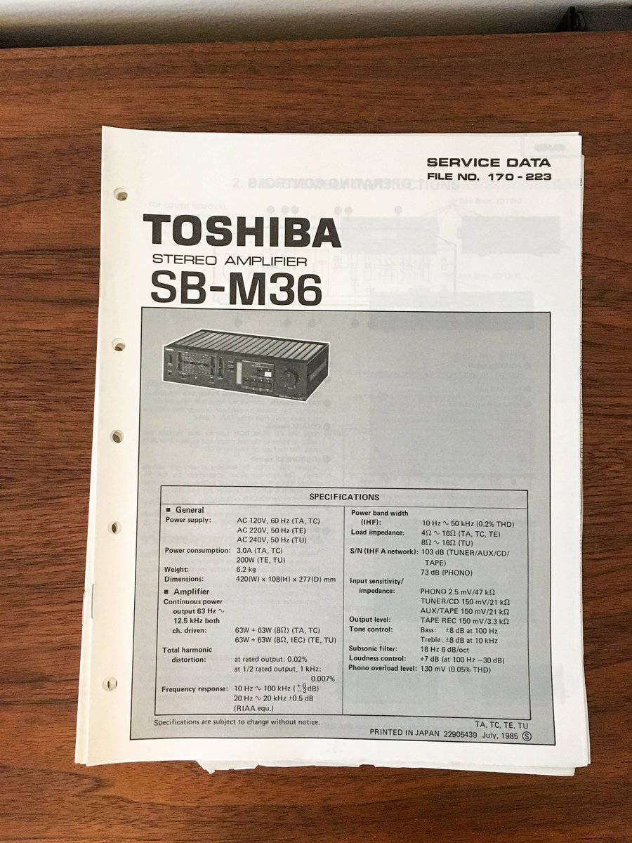 Toshiba SB-M36