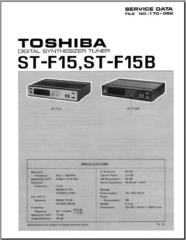 Toshiba ST-F15