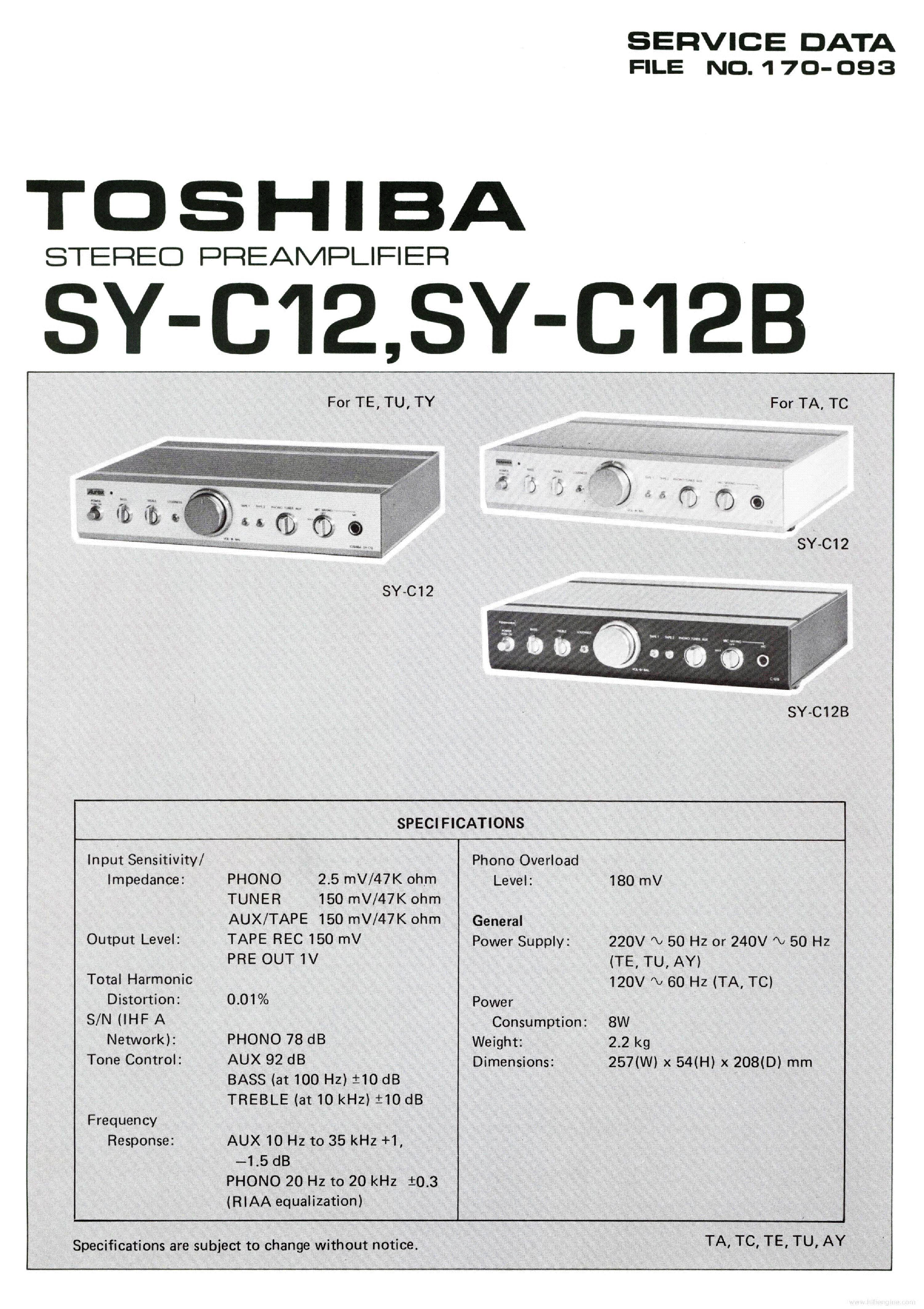 Toshiba SY-C12