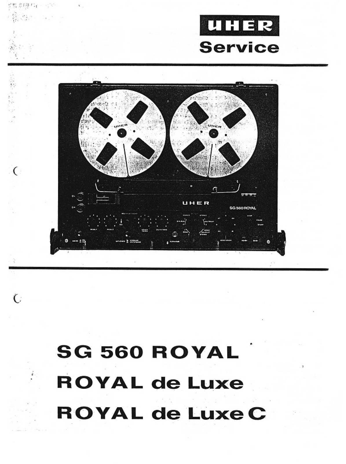 Uher SG 560 Royal (Royal de luxe)