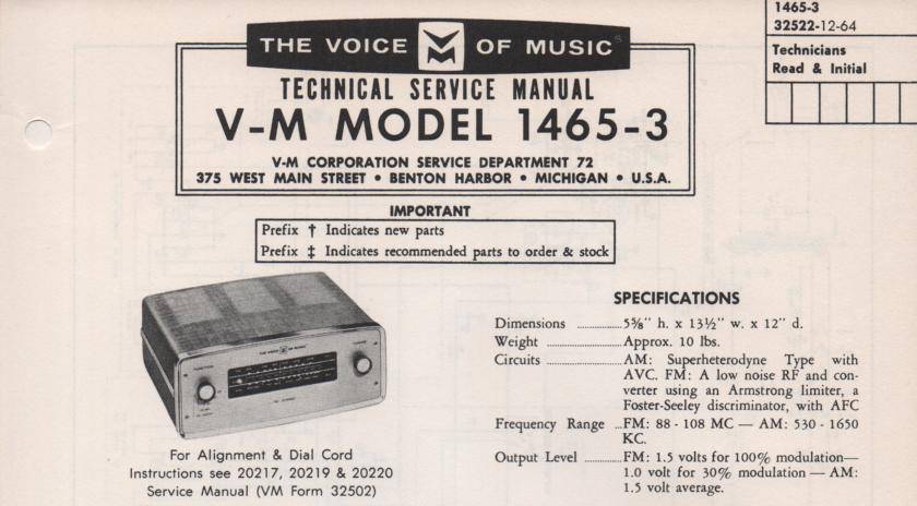 Voice Of Music VM 1465