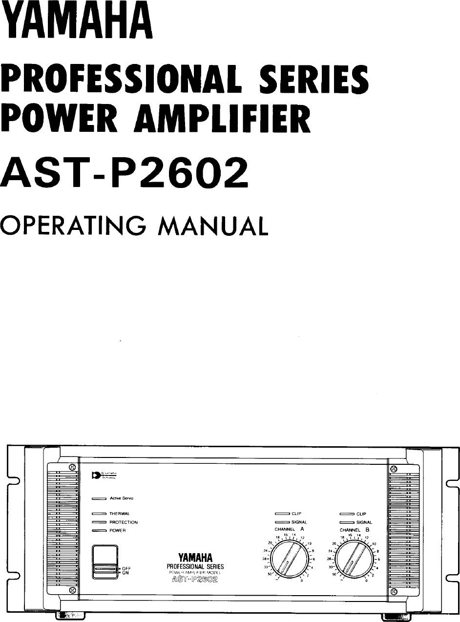 Yamaha AST-P2602