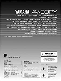 Yamaha AV-90PY