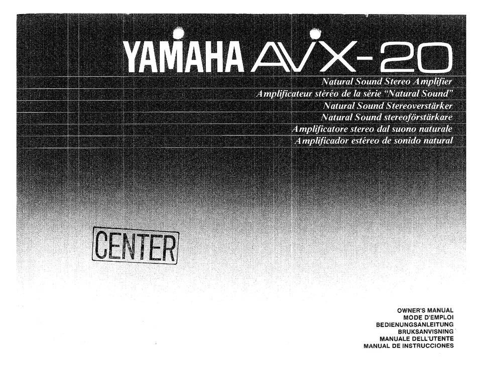 Yamaha AVX-20