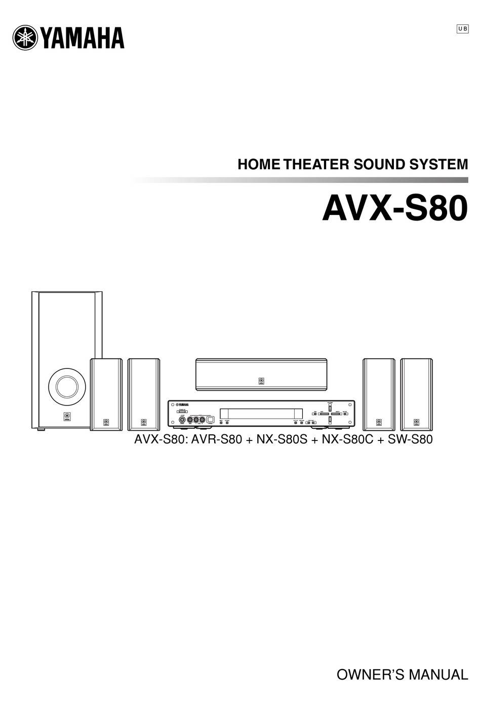 Yamaha AVX-S80