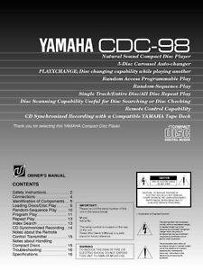 Yamaha CDC-98