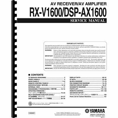 Yamaha DSP-AX1600
