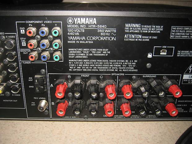Yamaha HTR-5840