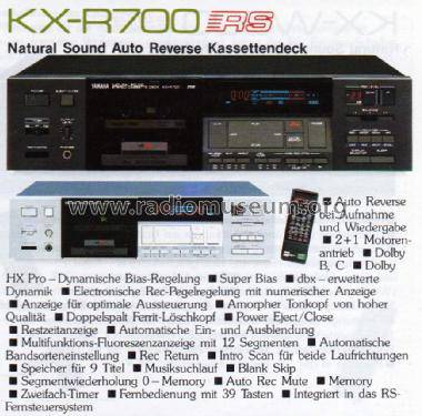 Yamaha KX-R700