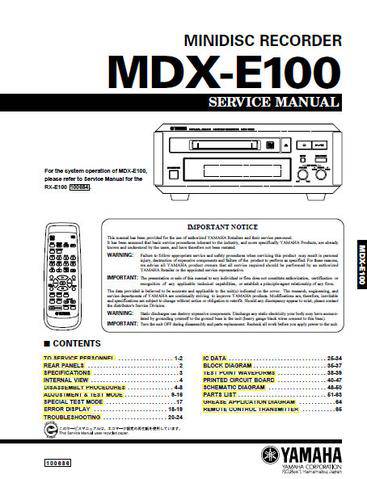 Yamaha MDX-E100