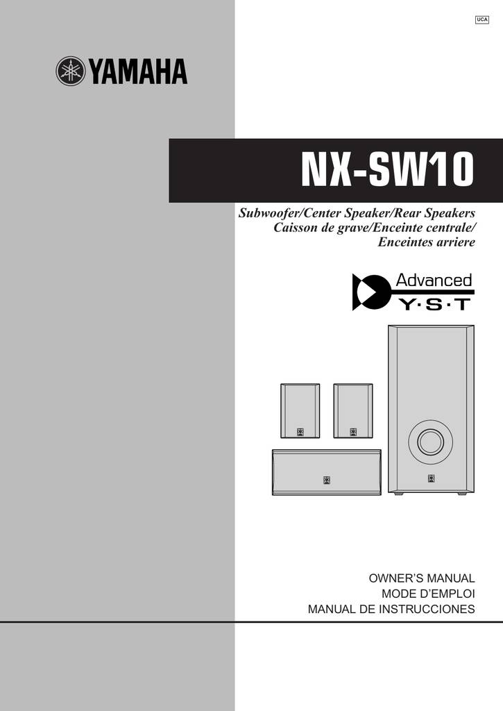 Yamaha NX-SW10 (NX-VS10C)