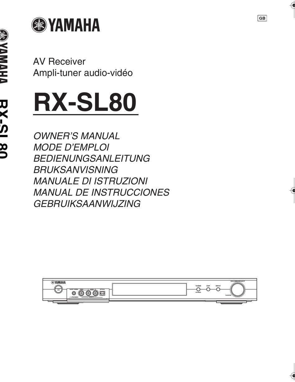 Yamaha RX-SL80