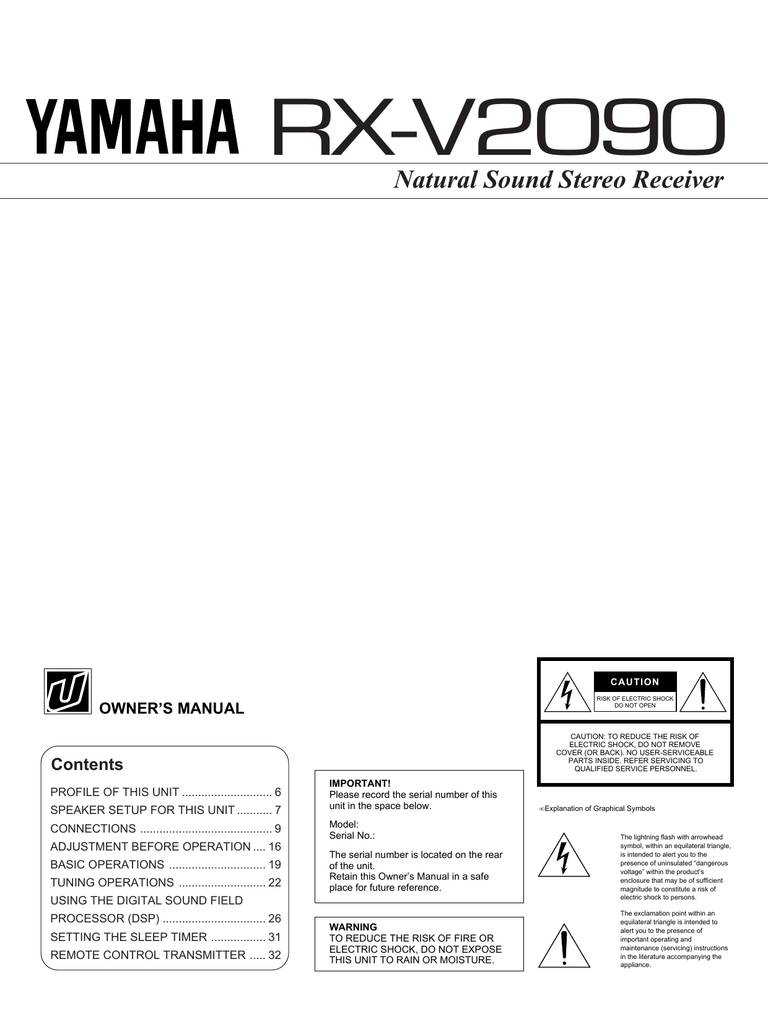 Yamaha RX-V2090