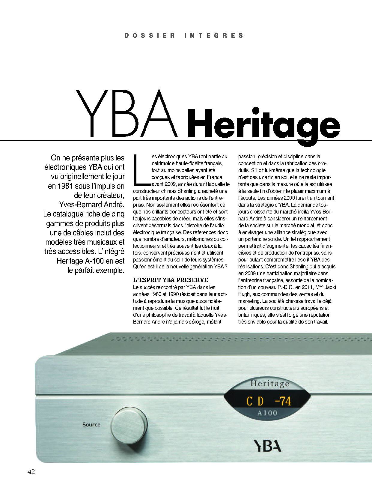 YBA Heritage A100
