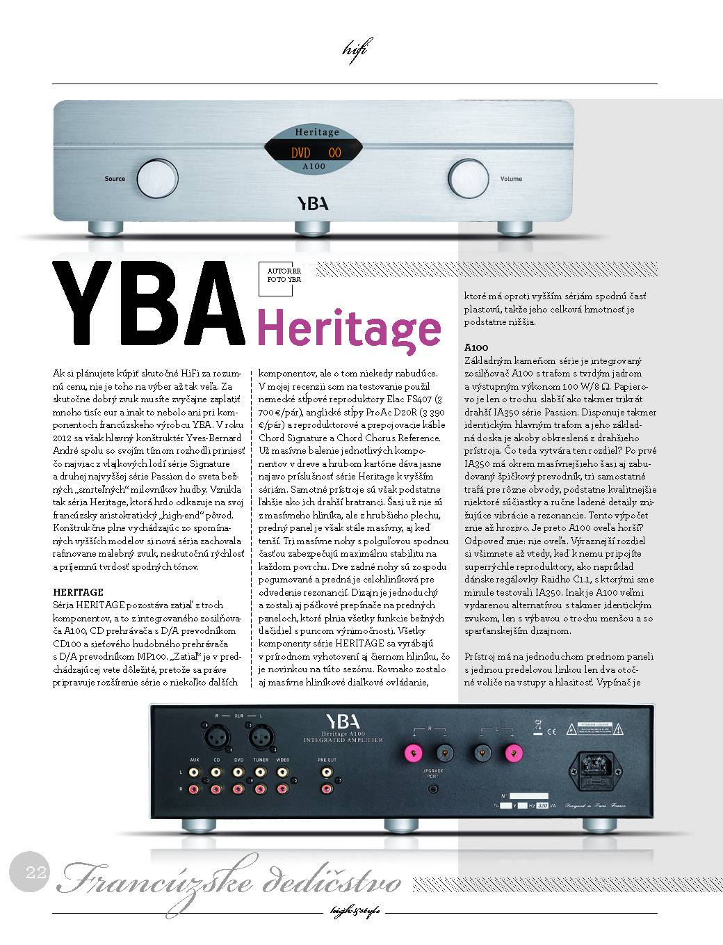 YBA Heritage A100