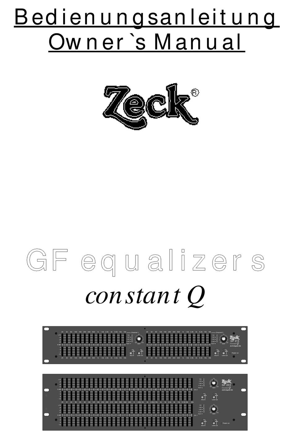 Zeck Audio GF215