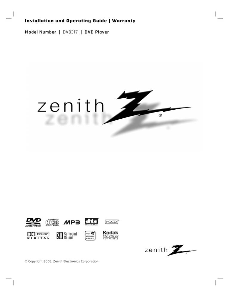 Zenith DVD5591