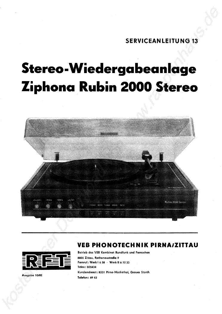Ziphona Rubin 2000 Stereo